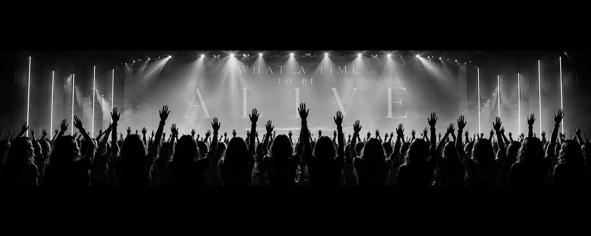 Crowd with hands raised at WATTBA Live
